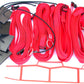 17ARB-red 1-inch adjustable web boundary, sand plates, storage winder