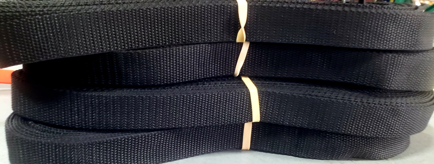 CLEARANCE ITEM #36 M817AS-Black, 1" heavyweight webbing boundary line, Adjustable, 26.3 x 52.6-ft (8-Meter).