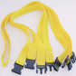 M8EXTY-Yellow webbing boundary extension lengths 26.3 to 30-ft court size