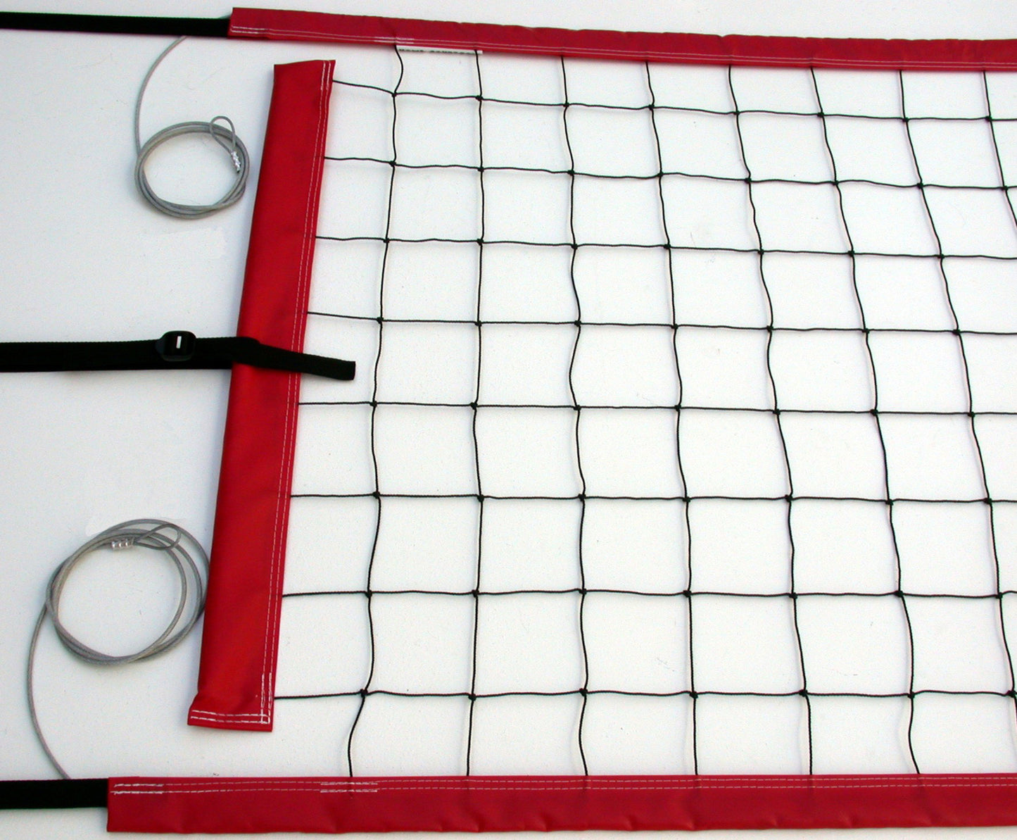 PNCR-Power Volleyball Suspension Net Aircraft Cable Red vinyl