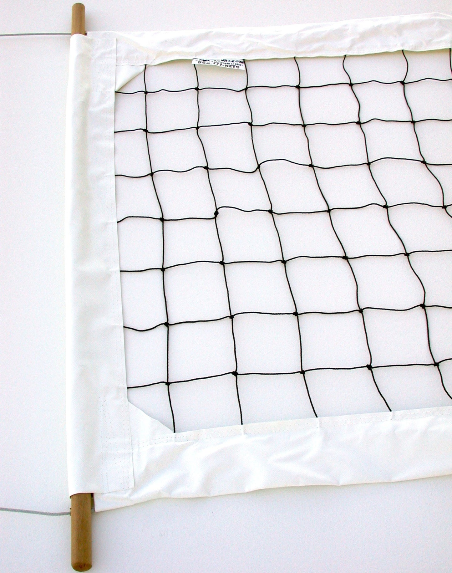 PRO4W-Professional Volleyball Net, Aircraft Cable Top and Bottom, 4-inch White Tapes