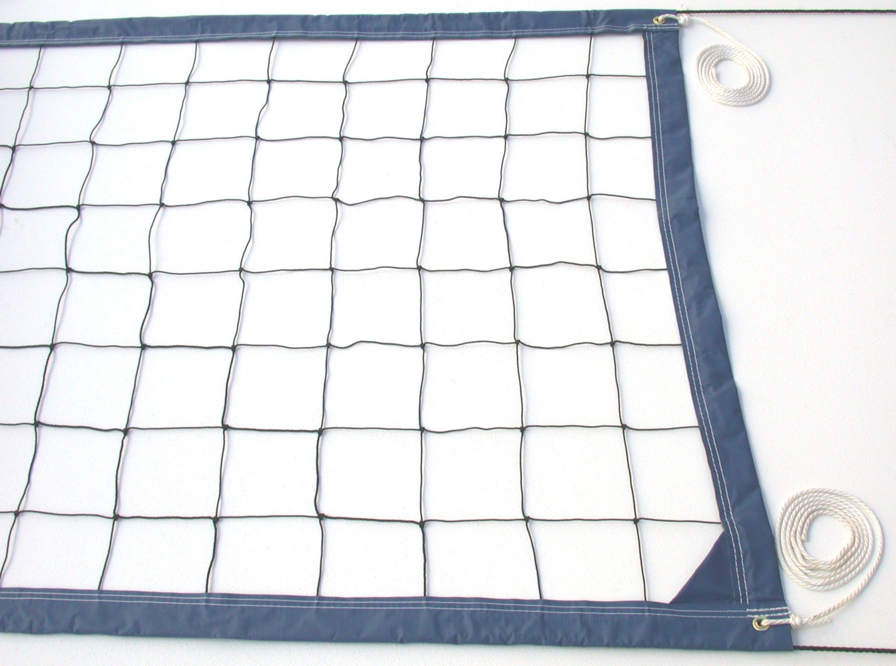 VRR16B-Swimming Pool Volleyball Net Blue Vinyl Tapes