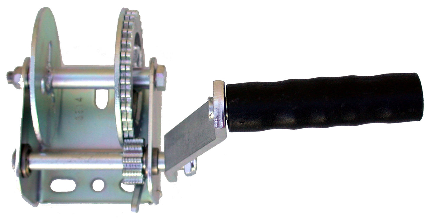 W9-900 lbs zinc plated steel ratchet winch