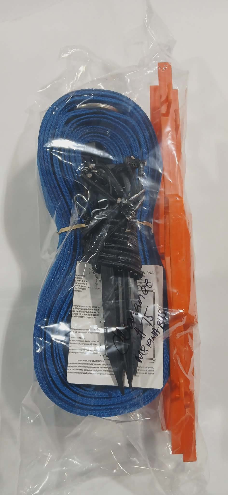 CLEARANCE ITEM #75 Volleyball Boundary Adjustable 2-inch Webbing M819NABUS