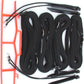 17ABKS-black 1-inch adjustable web boundary, sand pegs, storage winder