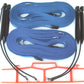 17NABUS-blue 1-inch non-adjustable web boundary, sand pegs, storage winder