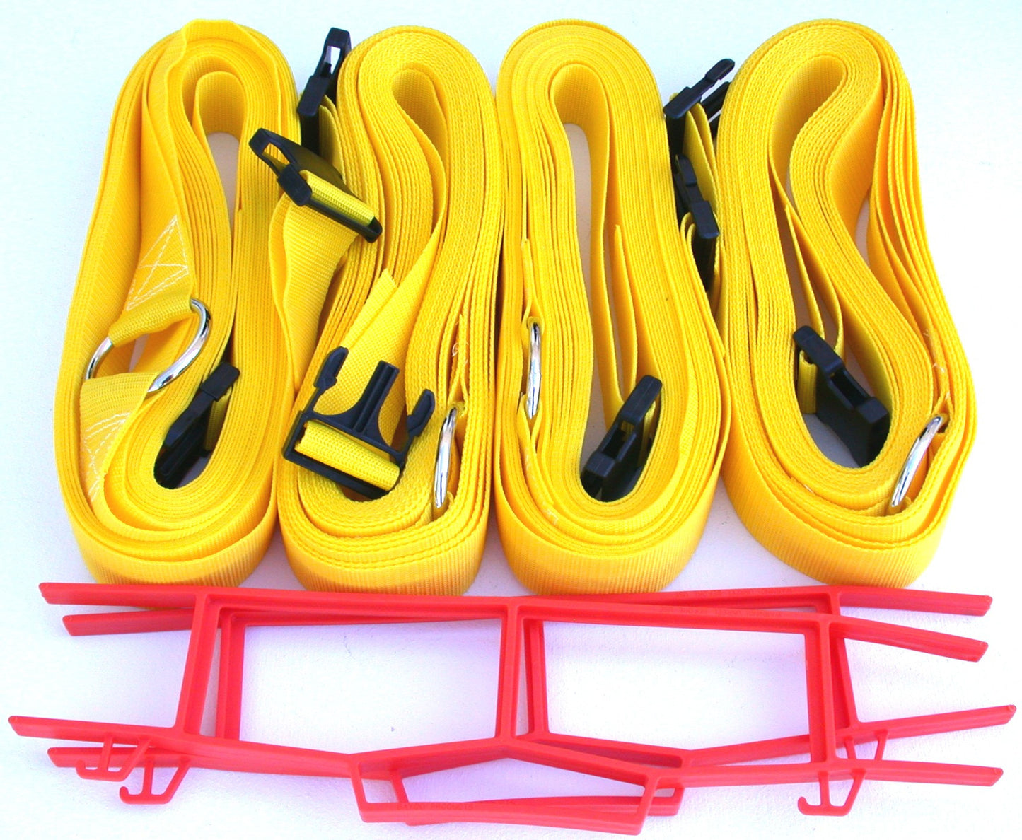 19AY-2-inch yellow adjustable web boundary + storage winders