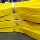 CLEARANCE ITEM #39 M817AG-Yellow, 1" heavyweight webbing boundary line, Adjustable, 26.3 x 52.6-ft (8-Meter), Grass Pegs