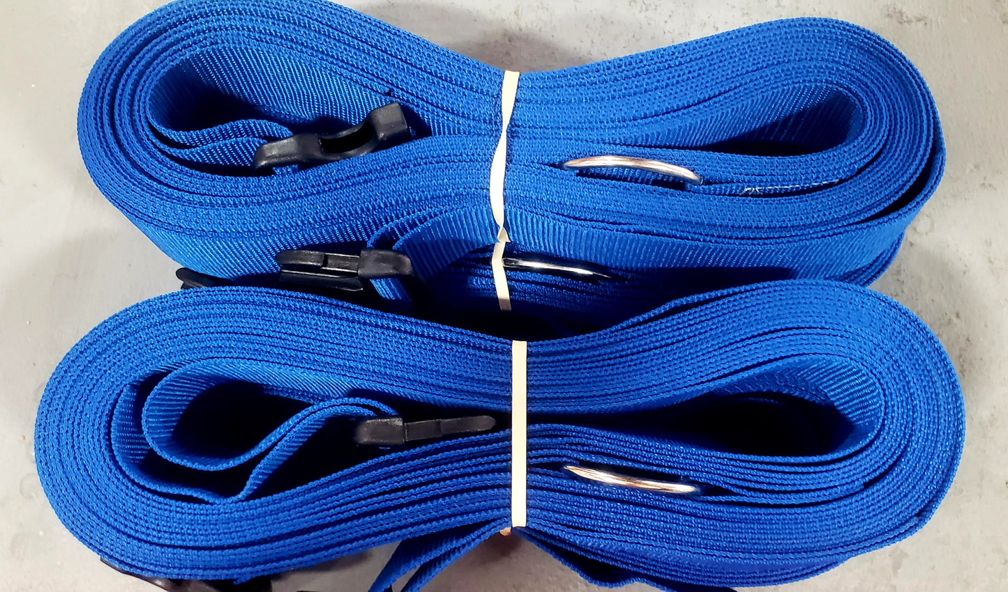CLEARANCE ITEM #42: M819AS,Blue: Volleyball Boundary Adjustable 2-inch Webbing, 26.3' x 52.6', Sand Pegs, Blue)