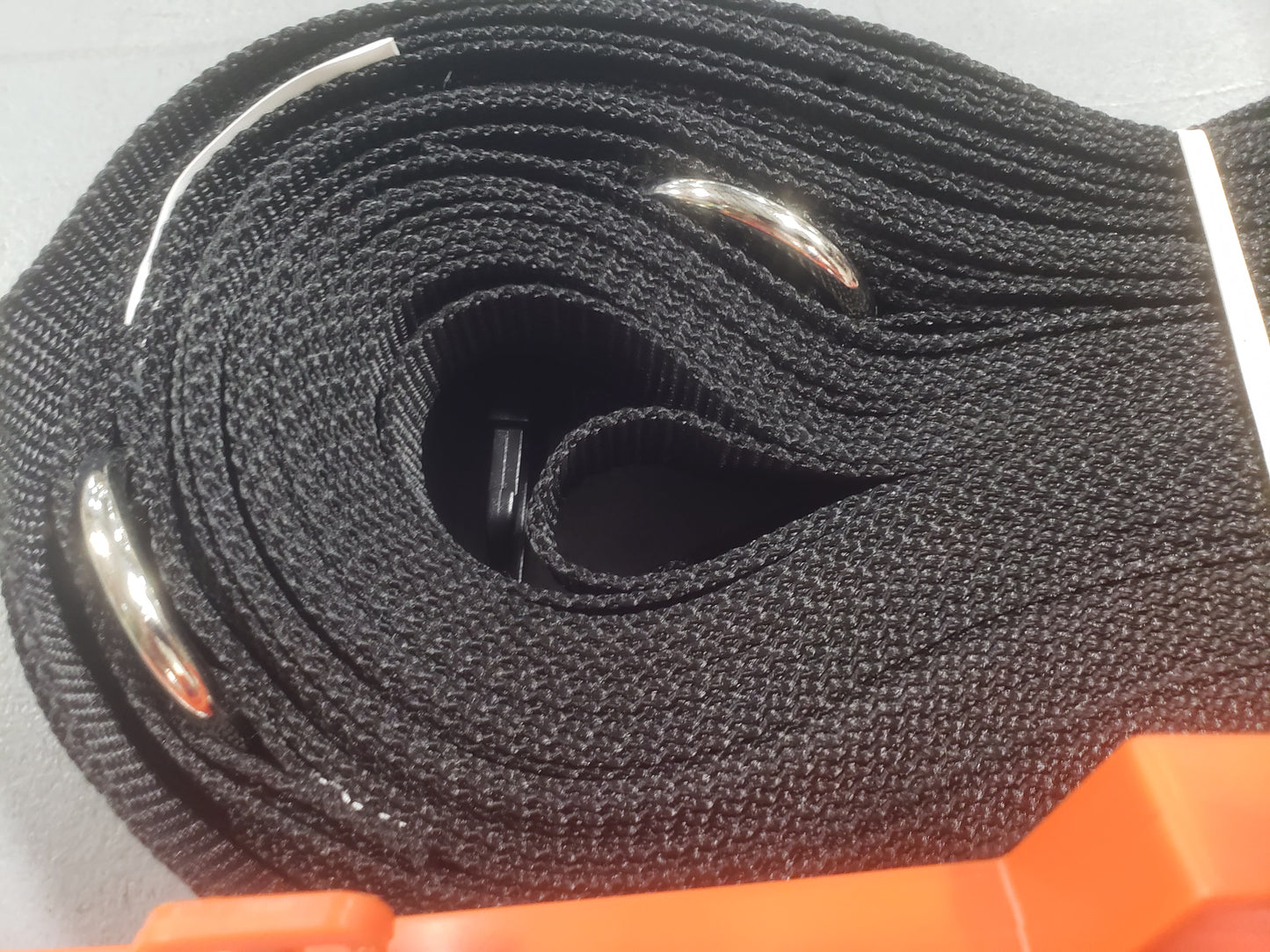 CLEARANCE ITEM #61: M817NAS, Black: Volleyball Boundary Non-Adjustable 1-inch Webbing, Sand Pegs, Black, 26.3' x 52.6' size