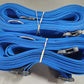 CLEARANCE ITEM #66:19NA-S-Blue (30'x60' Volleyball Boundary Non-Adjustable 2" Webbing, Sand Pegs, Blue)