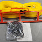 CLEARANCE ITEM#68: W25G-Yellow - Volleyball Boundary One Section Non-Adjustable 1" web