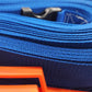 CLEARANCE ITEM #72 M819NAS-Blue 2" heavyweight webbing, short court, adjustable, sand pegs, Blue