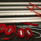 203P-Home Court portable set- poles, 6 guy lines, hand winder & stakes
