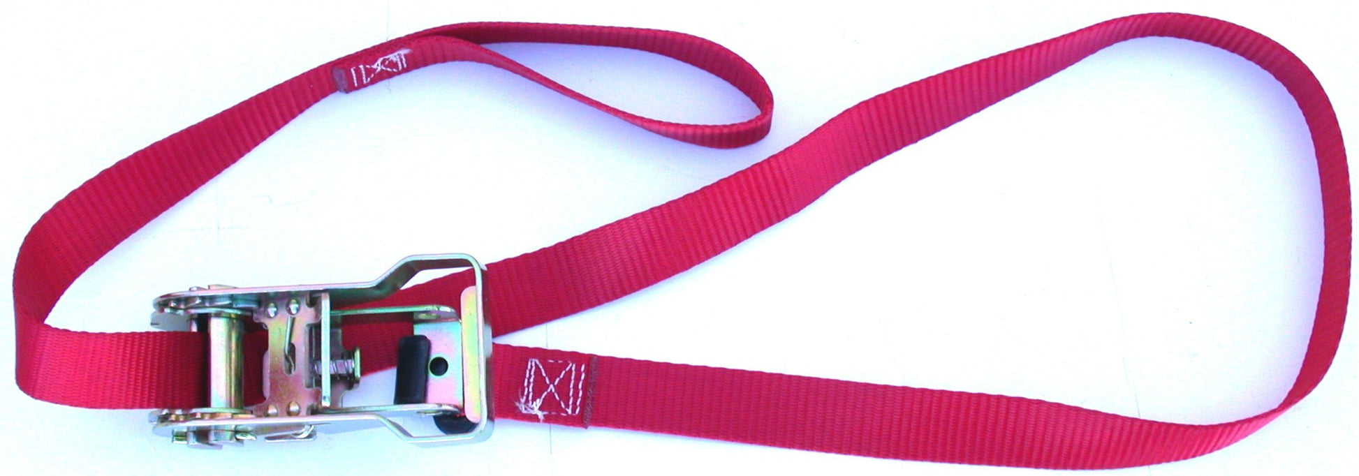 8L-red 1-inch webbing ratchet-buckle bottom net cable strap