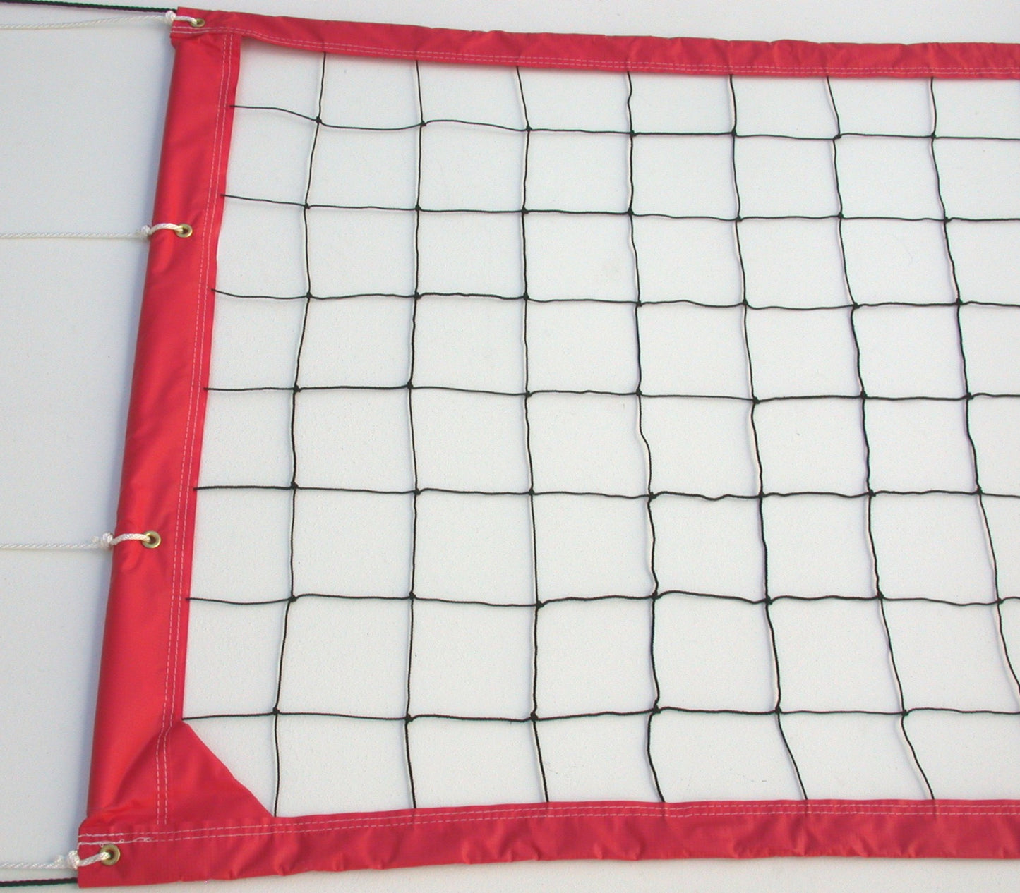 CNRR-Power Volleyball Net Twisted Rope Red Vinyl