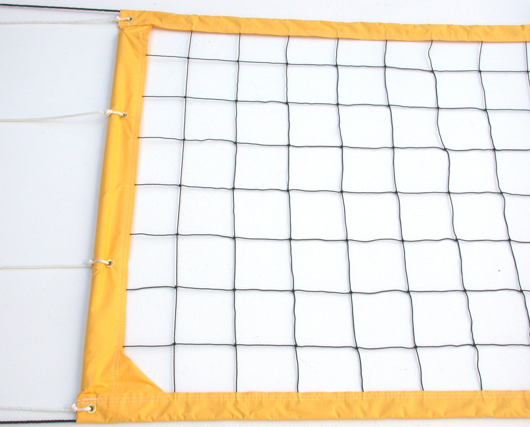 CNRY-Power Volleyball Net Twisted Rope Yellow Vinyl