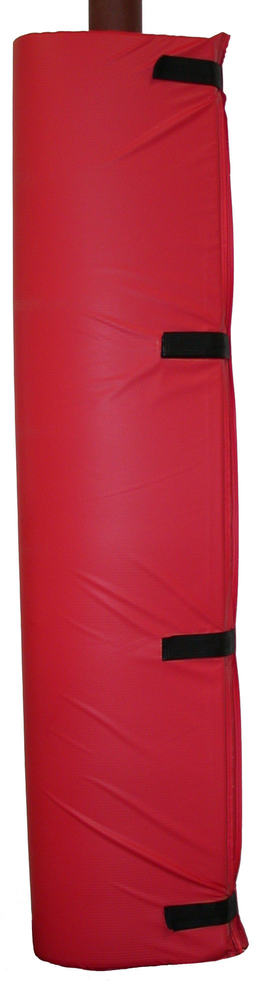 PADR-red vinyl cover post pad polyfoam filled