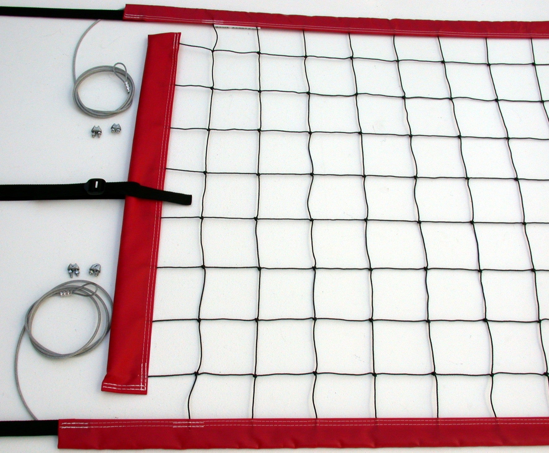 PNCR-Power Volleyball Suspension Net Aircraft Cable Red vinyl