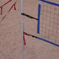 203-PNRB17A-portable volleyball set blue net tapes