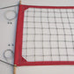 PRO2R-Professional Volleyball  Net, Aircraft Cable Top and Bottom, 2-inch Red Tapes