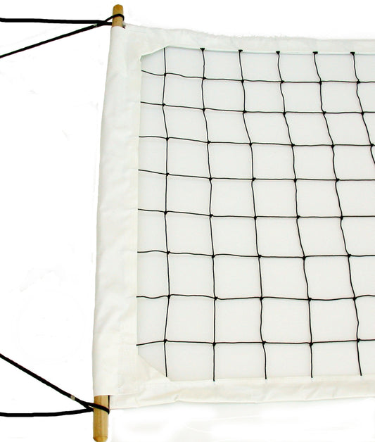 USLW-Professional Power Volleyball Net Kevlar Rope white Vinyl