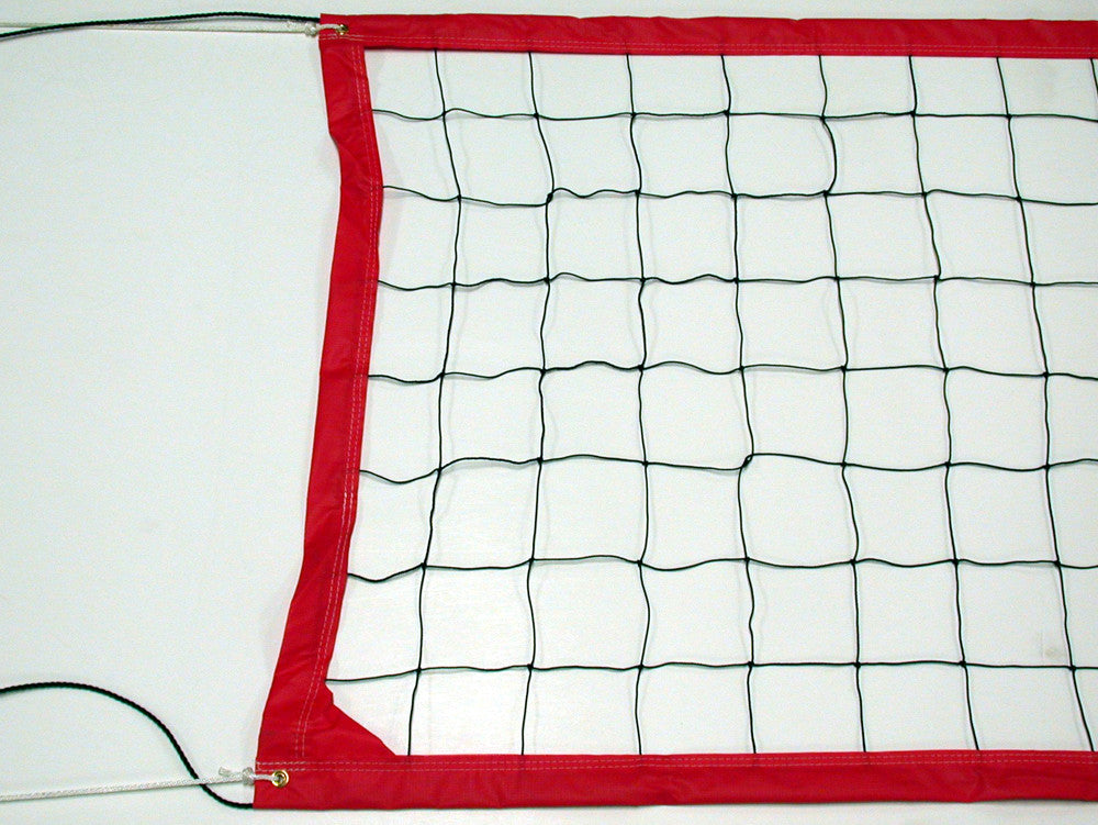 VRR16R-Swimming Pool Volleyball Net Red Vinyl Tapes