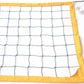 VRRY-Deluxe Volleyball Net Twisted Rope Yellow Vinyl